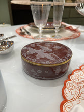 Carregar imagem no visualizador da galeria, CAIXA REDONDA MARROM CIPRIA RICHARD GINORI R01237-017-5080 13cm