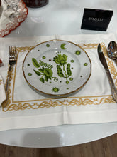 Carregar imagem no visualizador da galeria, Prato Sobremesa Floral Verde