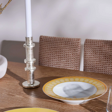 Carregar imagem no visualizador da galeria, Prato Fundo Swarovski Amarelo