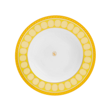 Carregar imagem no visualizador da galeria, Prato Fundo Swarovski Amarelo