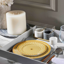 Carregar imagem no visualizador da galeria, Prato Pão Swarovski Amarelo