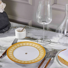 Carregar imagem no visualizador da galeria, Prato Sobremesa Swarovski Amarelo