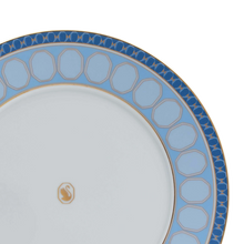 Carregar imagem no visualizador da galeria, Prato Sobremesa Swarovski Azul