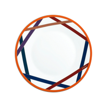 Carregar imagem no visualizador da galeria, Set 2 Pratos Rasos Missoni Nastri Collours