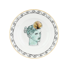 Carregar imagem no visualizador da galeria, Prato Fundo Viaggio Di Nettuno Branco