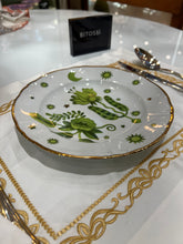 Carregar imagem no visualizador da galeria, Prato Sobremesa Floral Verde
