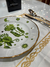 Carregar imagem no visualizador da galeria, Prato Sobremesa Floral Verde
