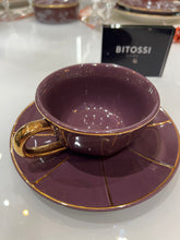 Carregar imagem no visualizador da galeria, Xícara de Chá Roxa Vintage
