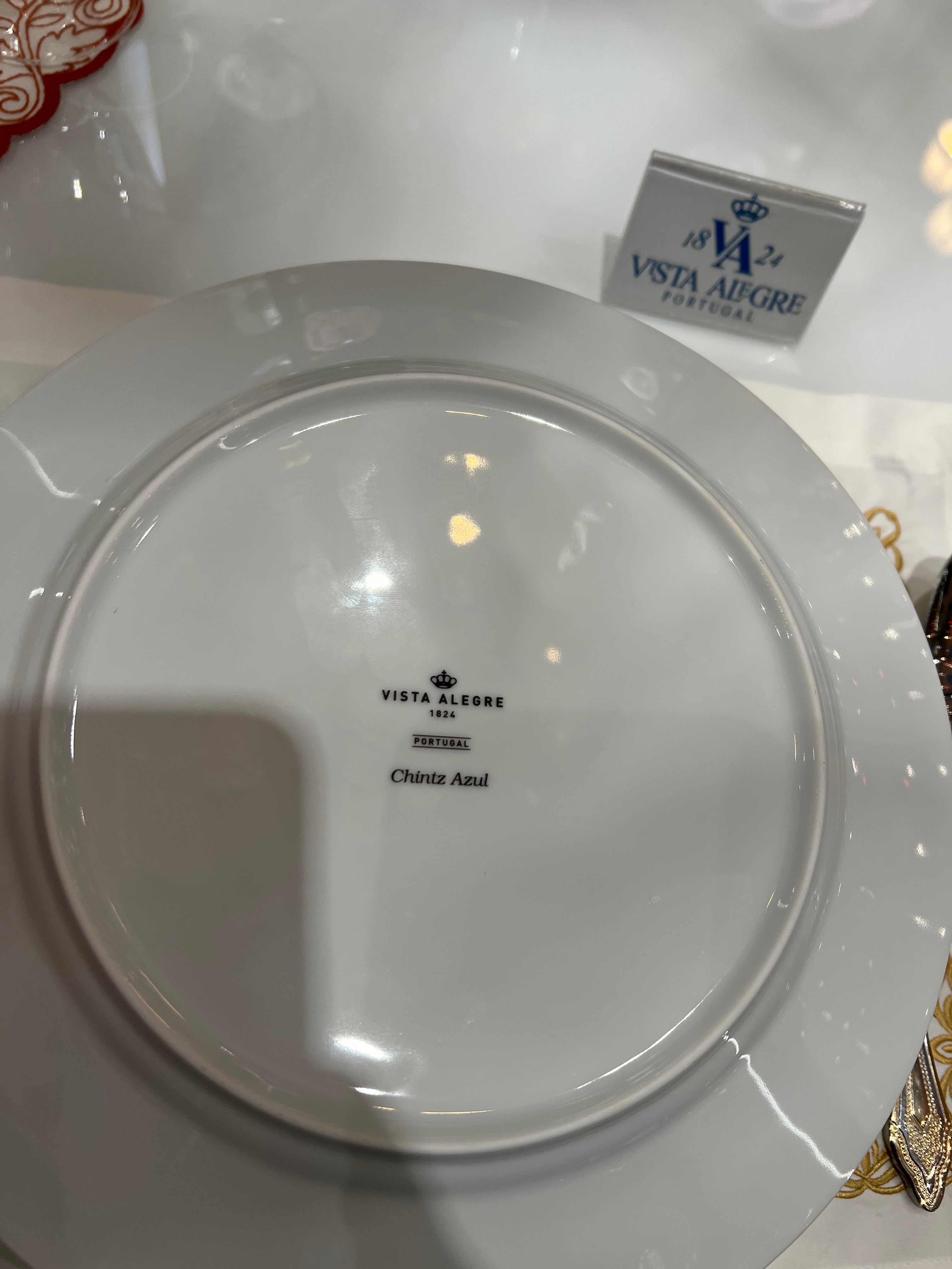 Prato Vista Alegre Castelo Branco – Porcelana Portuguesa de Luxo e Tradição