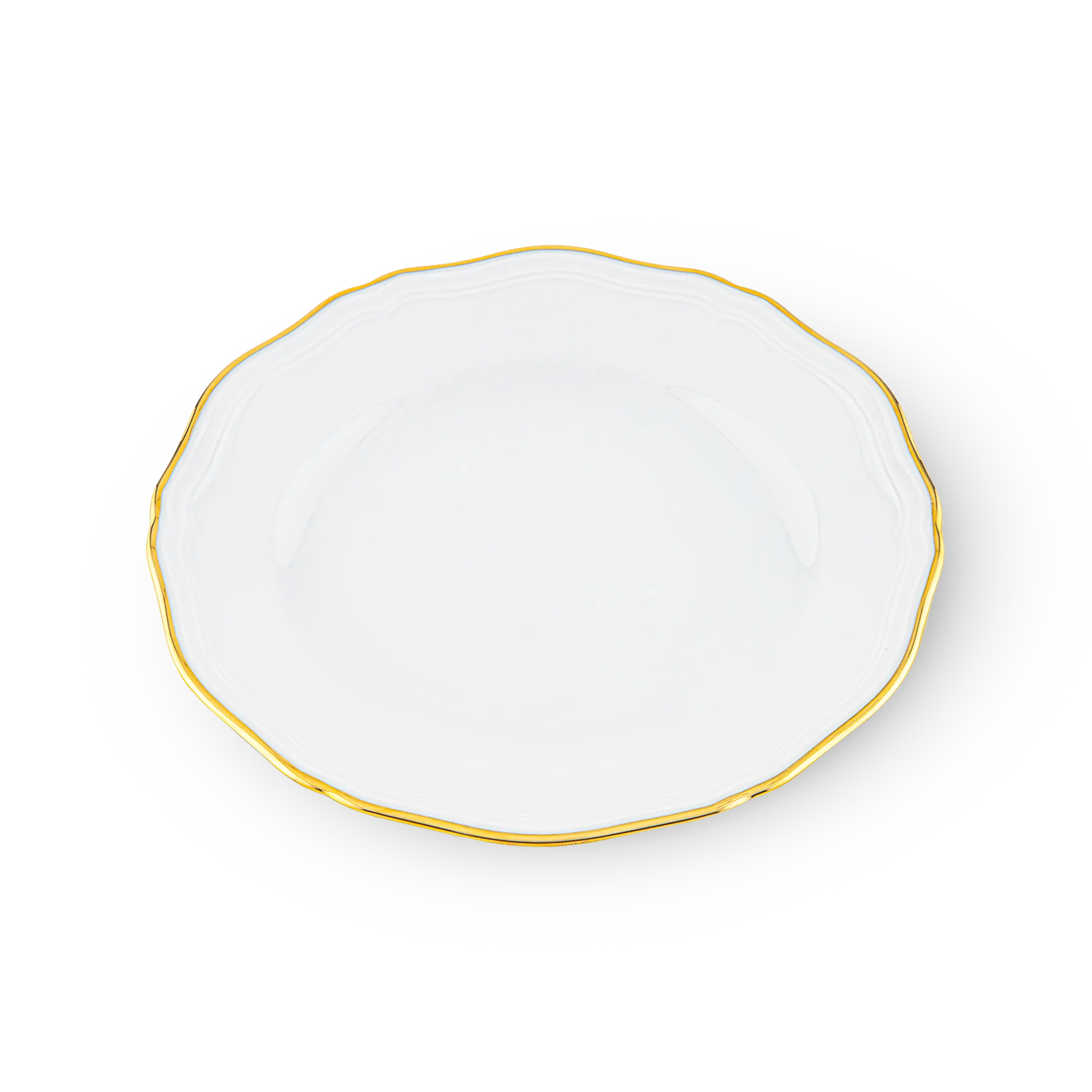 Prato Pão Corona Ouro