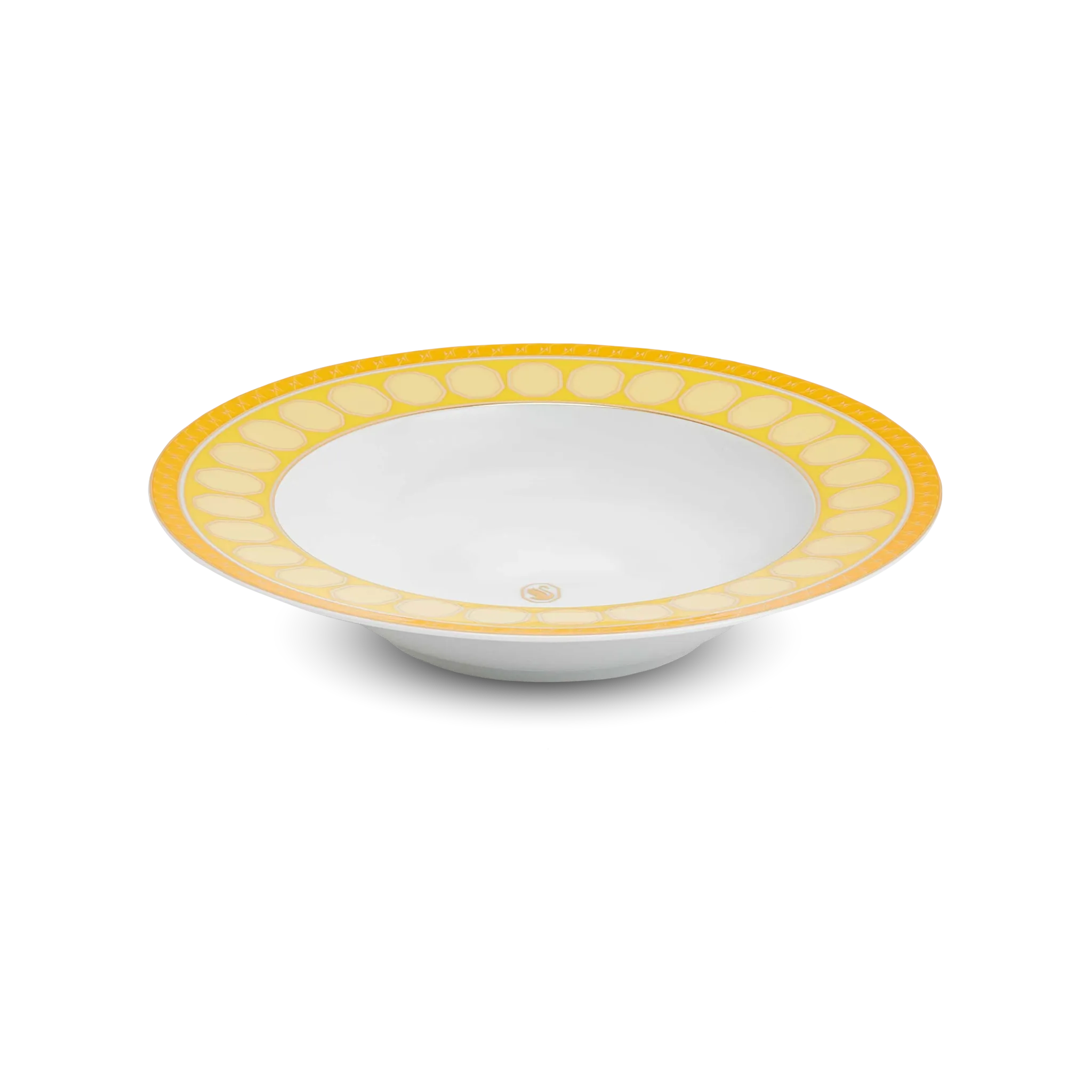 Prato Fundo Swarovski Amarelo