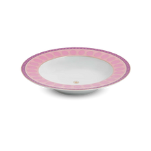 Carregar imagem no visualizador da galeria, Prato Fundo Swarovski Rosa
