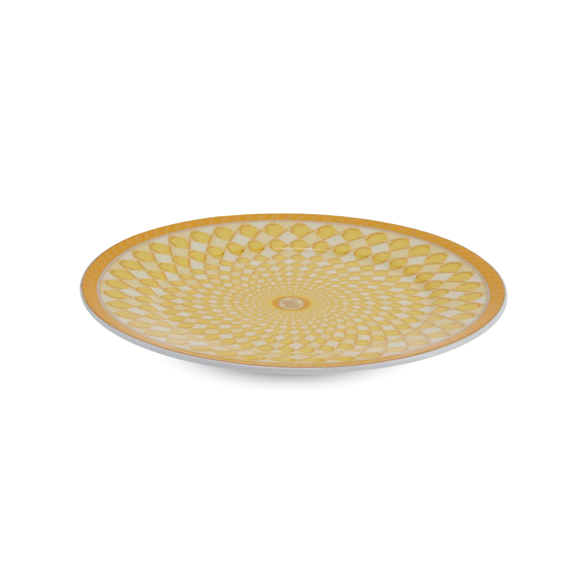 Prato Pão Swarovski Amarelo