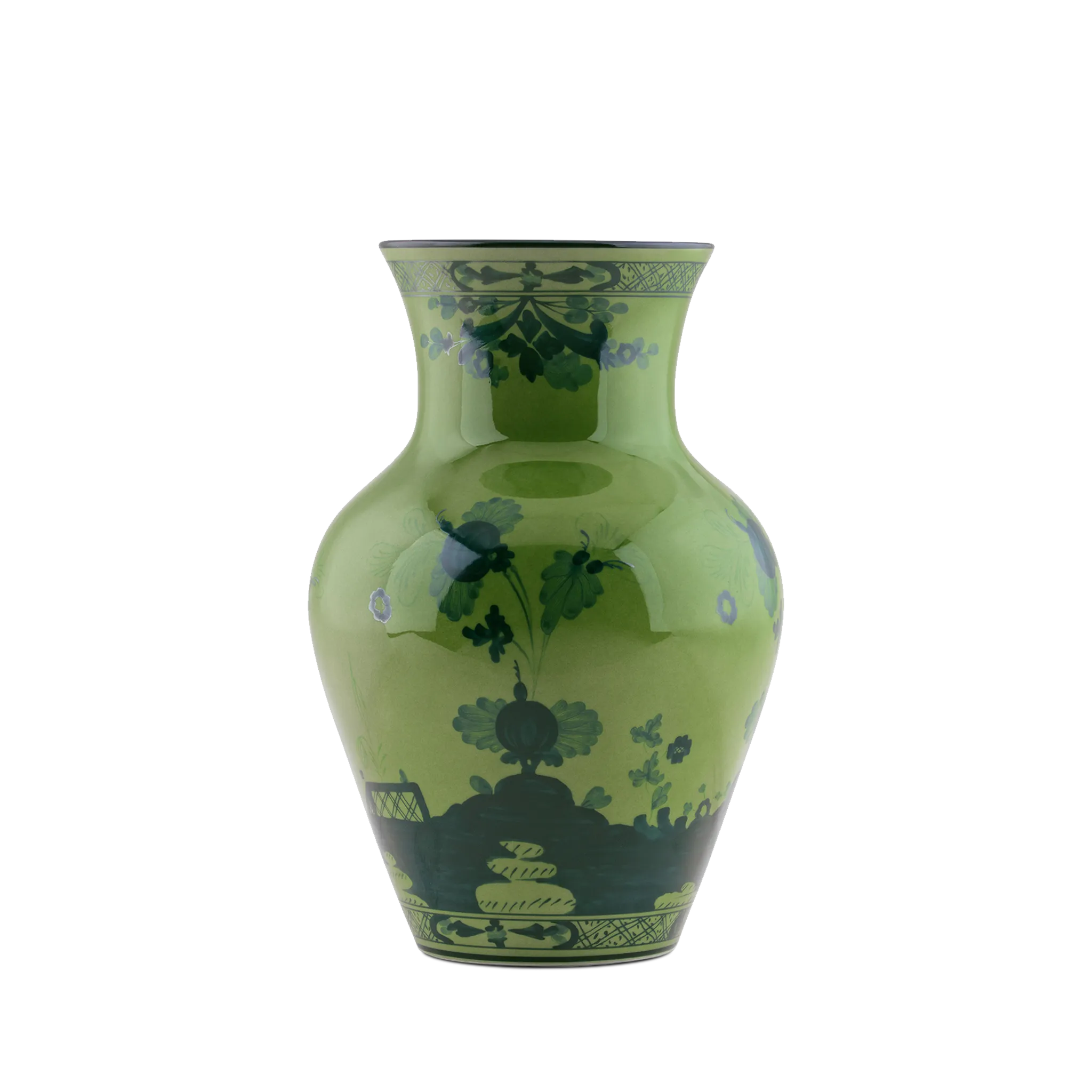 Vaso Médio Oriente Italiano Malachite