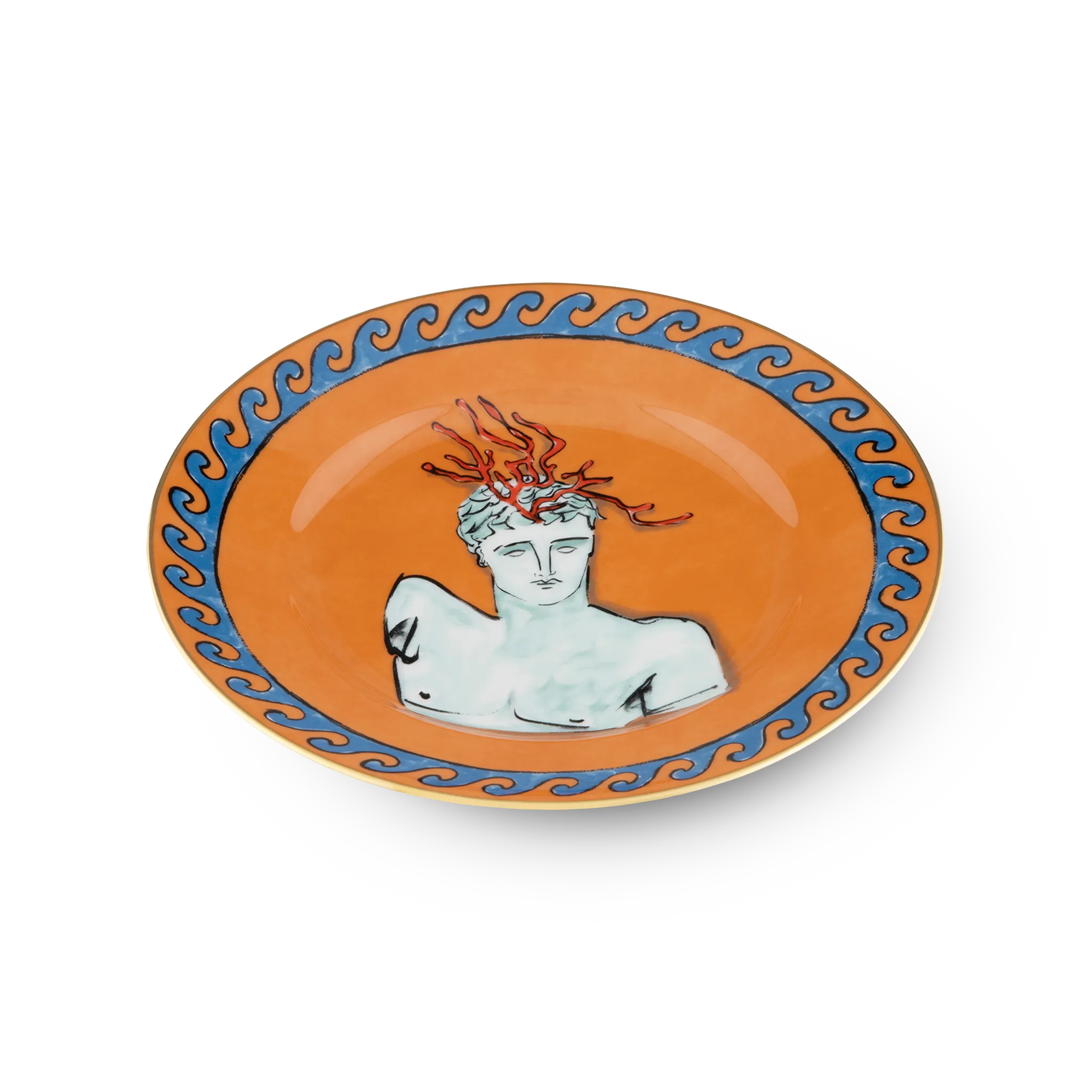 Prato Sobremesa Viaggio Di Nettuno Laranja
